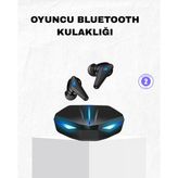 Bluetooth Kulaklık Tam Kablosuz Stereo LED Işıklı