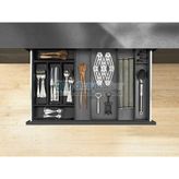 BLUM AMBİA-LİNE ÇEKMECE İÇİ KAŞIKLIK ANTRASİT-MAT SİYAH 120 CM. MODÜL ZC7S500BS3-120