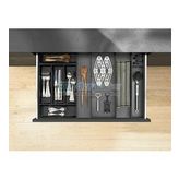 BLUM AMBİA-LİNE ÇEKMECE İÇİ KAŞIKLIK ANTRASİT-MAT SİYAH 90 CM. MODÜL ZC7S500BS3-90