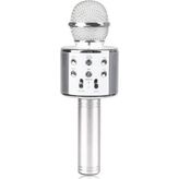 Blupple WS-858 Karaoke Mikrofon Bluetooth, Usb, Hafıza Kartı ve Aux Girişli Gri Renkli Taşınabilir