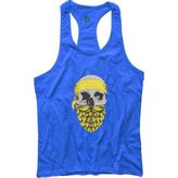 Bluu Arphax Turkuaz Fitness Gym Tank Top Erkek Sporcu Atleti