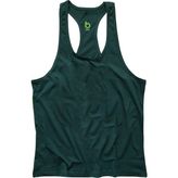 Bluu Basic Yeşil Fitness Gym Tank Top Erkek Sporcu Atleti