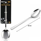 Bm Metal Servis Kaşığı - Krom Renk - 27 cm