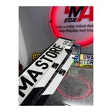BMASTORE06 SEAT LOGOLU ZEBRA MODEL PLEKSİ PLAKALIK(1çift, 2adet)