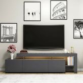 Bmdekor Tv Sehpası Buğra Antrasit Led Işıklı