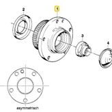 BMW E31 E32 E34 OPTİMAL ASİMETRİK ÖN PORYA 31211129386