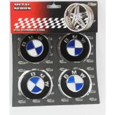 Bmw Jant Göbeği Sticker 4'Lü 60Mm