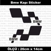 Bmw Yan Kapi Serit Sticker 2Li