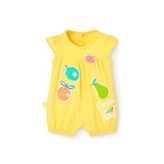Boboli Baskılı Kısa Kollu Kız Bebek Şort Tulum