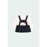 Boboli Kız Bebek Elbise - 6 Ay - Renkli