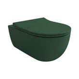 Bocchi 1416-027-0128 Mat Yeşil V-Tondo Rimless Kanalsız Asma Klozet