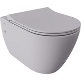 Bocchı Bocchi Venezia Asma Klozet Kanalsız Mat Gri Kapak Dahil 1295-006-0128 - Beyaz