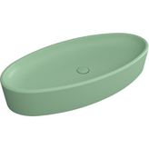 Bocchi Vessel Elips Çanak 85 cm Mat Yeşil Lavabo