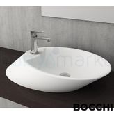 Bocchi Vessel Milano 56 cm Mat Beyaz Çanak Lavabo