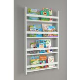 Bofigo 120x74 cm Beyaz 4 Raflı Montessori Eğitici Çocuk Kitaplığı