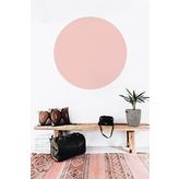 Bohem Yuvarlak Duvar Stickerı (PEMBE)