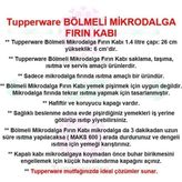 Bölmeli Mikrodalga Fırın Isıtma Kabı 1.4 Lt Mikro Tabak - Çok Renkli - Standart