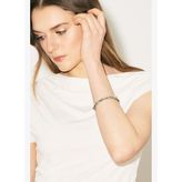 Bone Kelepçe Bileklik Gümüş
