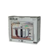 Bonera Berlin Silver 20X10 Cm Derin Çelik Tencere