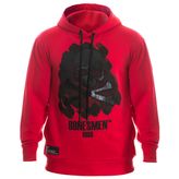 Bonesmen Deri Kuru Kafa Kapüşonlu Sweatshirt