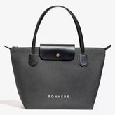 Bonheur N°7 Kanvas Çanta- Denim Gray