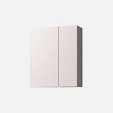 Bonitobagno Capri Aynalı 56 cm Banyo Dolabı Üst Modül Gri