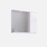 Bonitobagno Rita Aynalı 82 cm Banyo Dolabı Üst Modül Beyaz