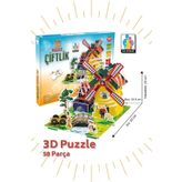 Bonkido 3d Puzzle "çiftlik" 58 Parça, 3 Boyutlu Puzzle