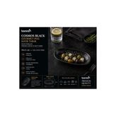 Bonna Cosmos Black Gourmet 19x11 cm Oval Kayık Tabak