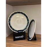 Bonna Lavis Black Gourmet Düz Tabak 25 cm 2'li Düz Tabak / Yemek / Servis / Sunum Tabağı