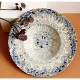 Bonna Luca Serisi Mosaik Desenli 28 cm Makarna Tabağı - Renkli