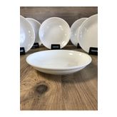 Bonna Porselen Premium Porcelain 6’lı Çukur Yemek Tabağı 20 cm