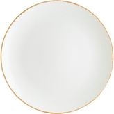 Bonna Retro Gourmet 12 Adet 23 cm Kahverengi Kenar Çizgili Porselen Düz Tabak