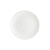 Bonna Retro Gourmet 12 Adet 25 cm Yeşil Kenar Çizgili Porselen Düz Tabak