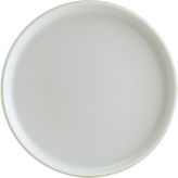 Bonna Retro Hygge 6 Adet 28 cm Yeşil Kenar Çizgili Porselen Düz Tabak