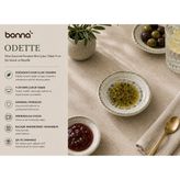 Bonnami Bonna Odette Olive Gourmet Porselen Mini Çukur Tabak 9 cm - Şık Sosluk ve Reçellik - Çok Renkli