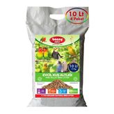 Bonny Nice Doğal Kuş Kumu Çam Pelet Kanarya Kuş Kafes Altlığı 5 Kg 10 Lt (4 Adet)
