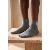 Bony Socks Erkek Bileği Şeritli Step Çorap Gri - 39 - 42 - Grey