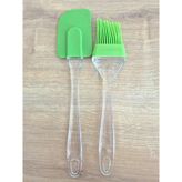 Bora Home Mutfak Spatulası ve Fırça - Yeşil