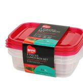 Bora Saklama Kabı Oval Sığ 3 ' Lü Set, 1Lt