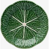 Bordallo Pinheiro Cabbage Yeşil Seramik Pasta Tabağı 19 Cm