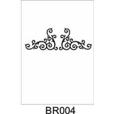 Border Desen Stencil Şablon (15x30) BR-004