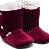 Bordo Kadife Ev Botu