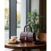Bordo Minimal Omuz ve El Çantası