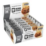 Born Winner Mega Pro Protein Bar – Choco Chip Cookie 12 Pcs