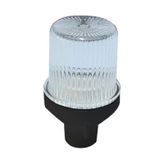 Boru Başlı Tepe Lambası Ledli Beyaz Şeffaf Camlı