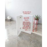 Boru Gizleme Dolabı 60*90 Beyaz