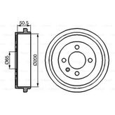 Bosch 0986477106 Fren Kampanası 200 592 Mm 6X0609617a