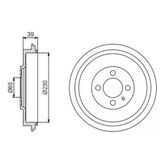 Bosch 0986477194 Fren Kampanası - 230 39 mm