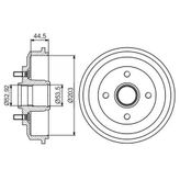 Bosch 0986477266 Fren Kampanası - 2030 810 mm